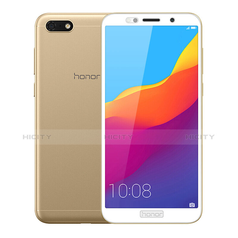 Pellicola in Vetro Temperato Protettiva Integrale Proteggi Schermo Film per Huawei Honor Play 7 Bianco