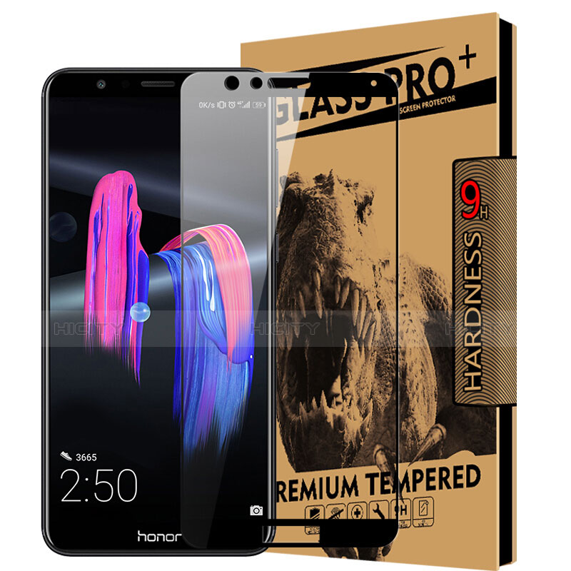 Pellicola in Vetro Temperato Protettiva Integrale Proteggi Schermo Film per Huawei Honor Play 7X Nero