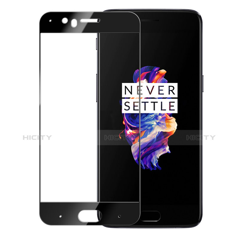 Pellicola in Vetro Temperato Protettiva Integrale Proteggi Schermo Film per OnePlus 5 Nero