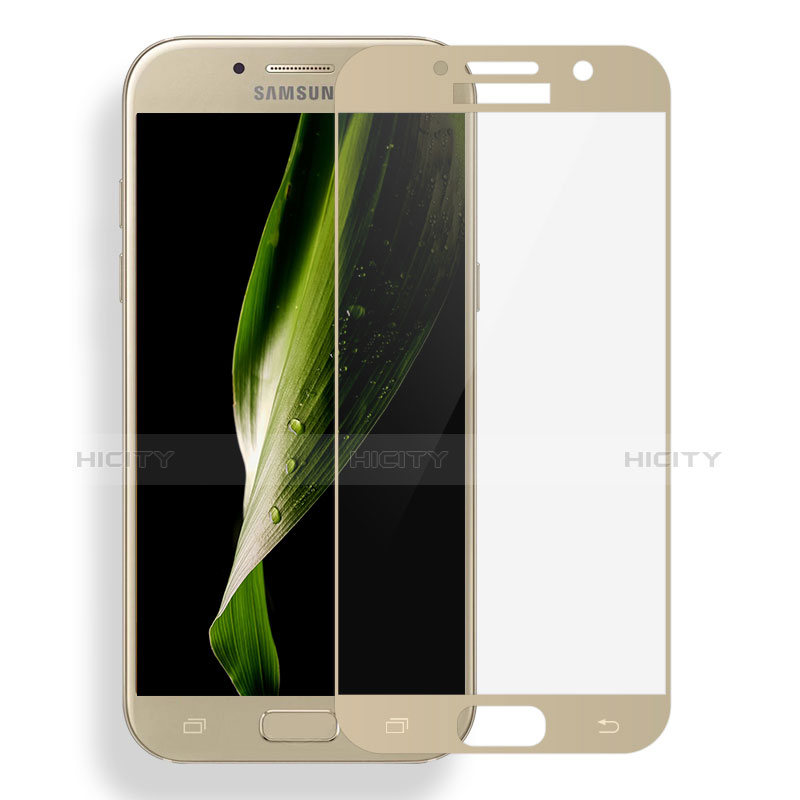 Pellicola in Vetro Temperato Protettiva Integrale Proteggi Schermo Film per Samsung Galaxy A3 (2017) SM-A320F Oro