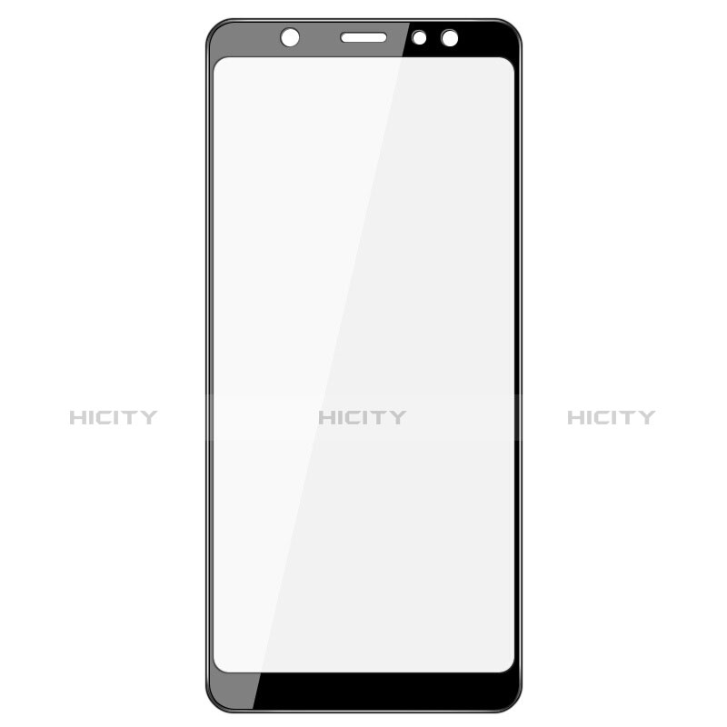 Pellicola in Vetro Temperato Protettiva Integrale Proteggi Schermo Film per Samsung Galaxy A6 Plus (2018) Nero