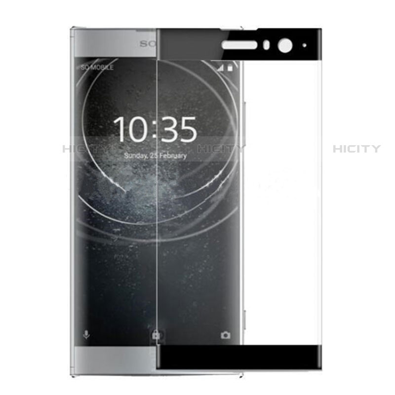 Pellicola in Vetro Temperato Protettiva Integrale Proteggi Schermo Film per Sony Xperia XA2 Plus Nero