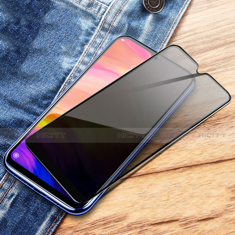 Pellicola in Vetro Temperato Protettiva Integrale Proteggi Schermo Film per Xiaomi Redmi Note 8 Nero