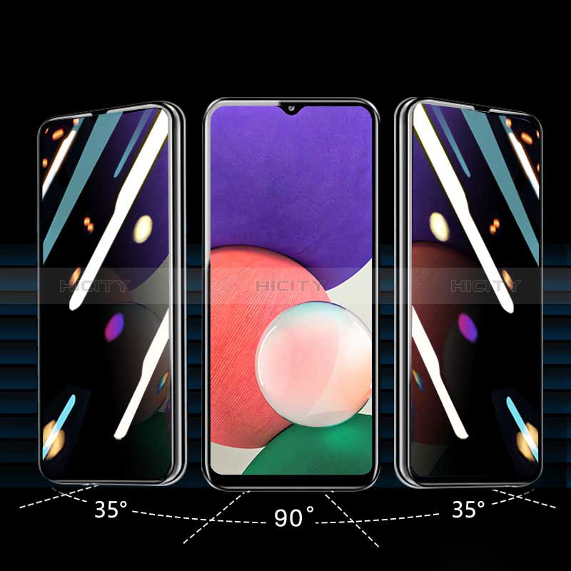 Pellicola in Vetro Temperato Protettiva Privacy Proteggi Schermo Film S01 per Realme Q5i 5G Chiaro