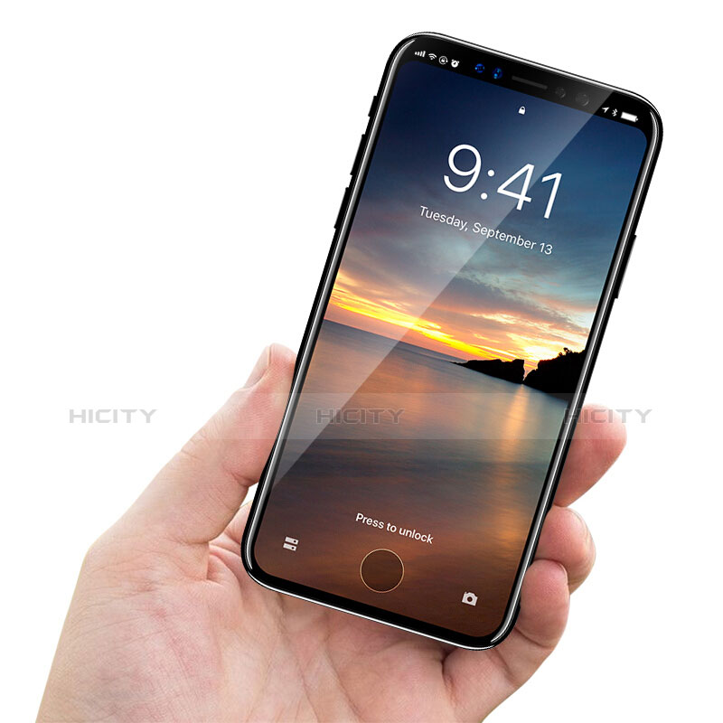 Pellicola in Vetro Temperato Protettiva Proteggi Schermo Film F07 per Apple iPhone X Chiaro