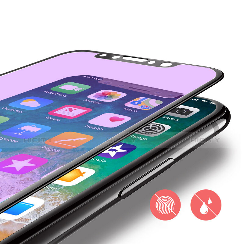 Pellicola in Vetro Temperato Protettiva Proteggi Schermo Film F08 per Apple iPhone Xs Max Chiaro
