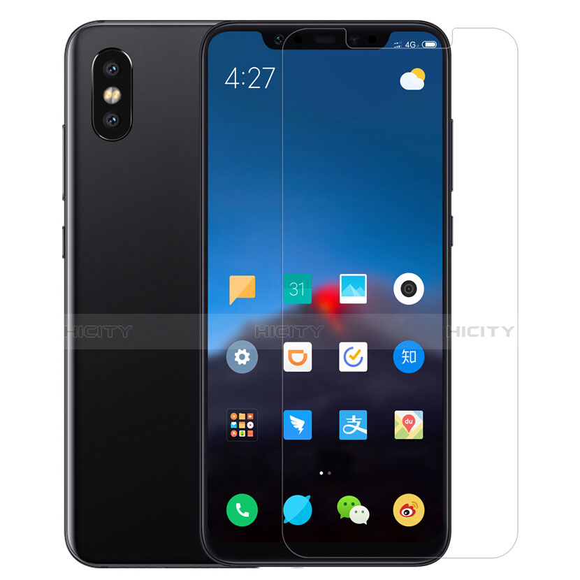 Pellicola in Vetro Temperato Protettiva Proteggi Schermo Film per Xiaomi Mi 8 Screen Fingerprint Edition Chiaro