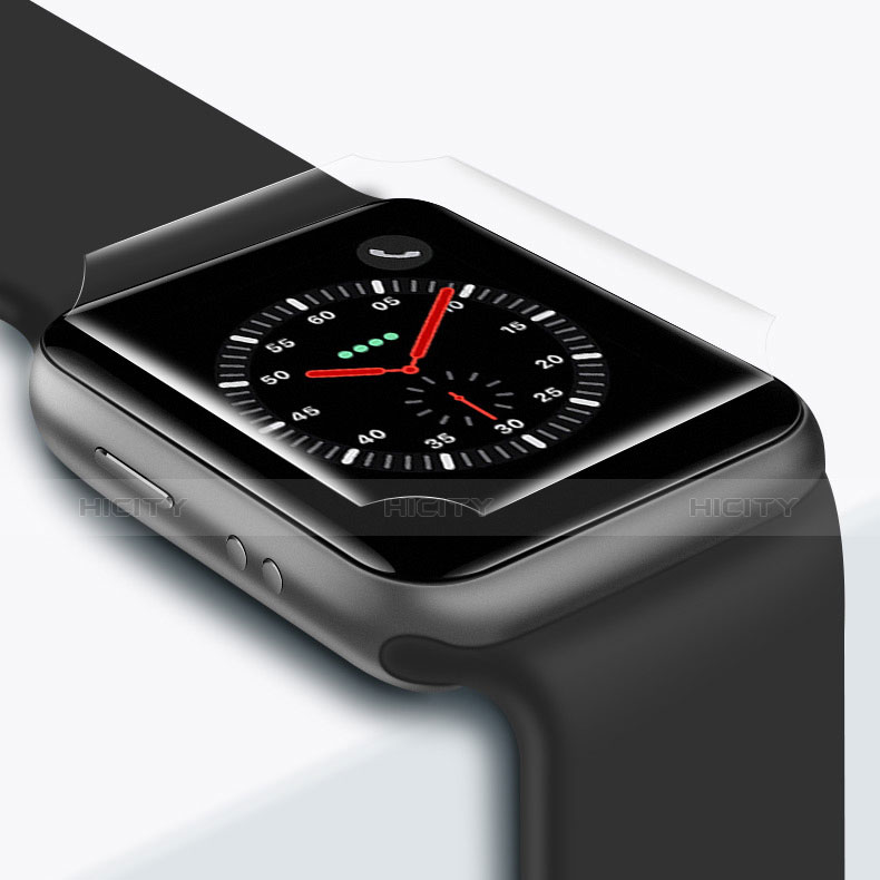 Pellicola in Vetro Temperato Protettiva Proteggi Schermo Film T01 per Apple iWatch 42mm Chiaro