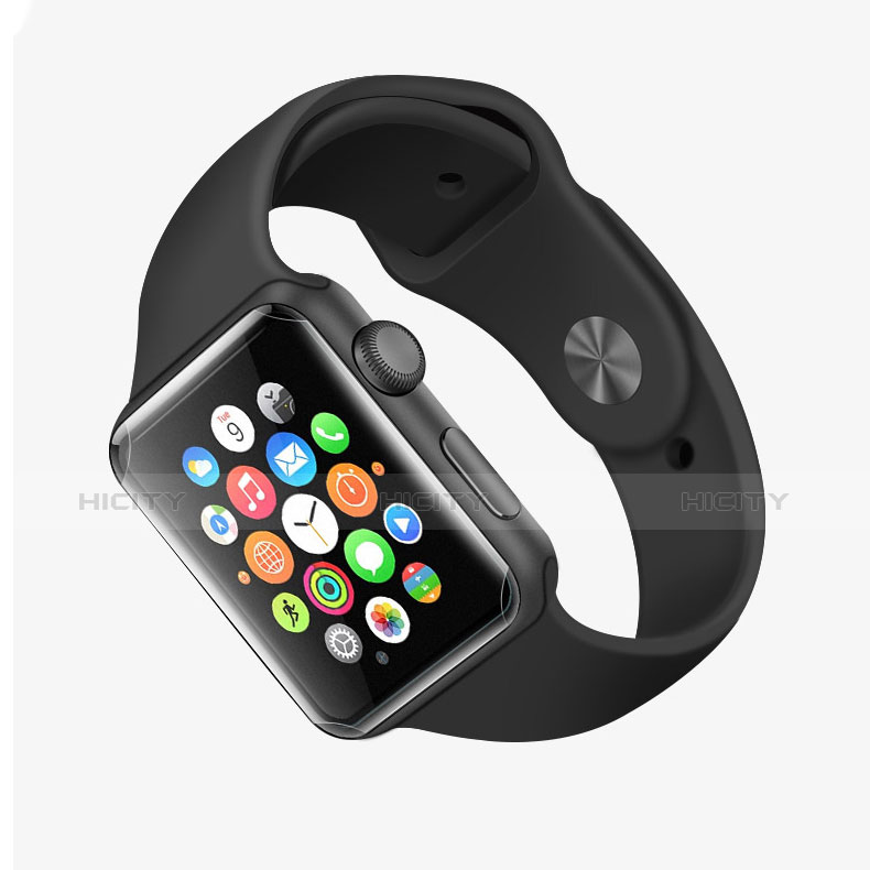 Pellicola in Vetro Temperato Protettiva Proteggi Schermo Film T01 per Apple iWatch 42mm Chiaro