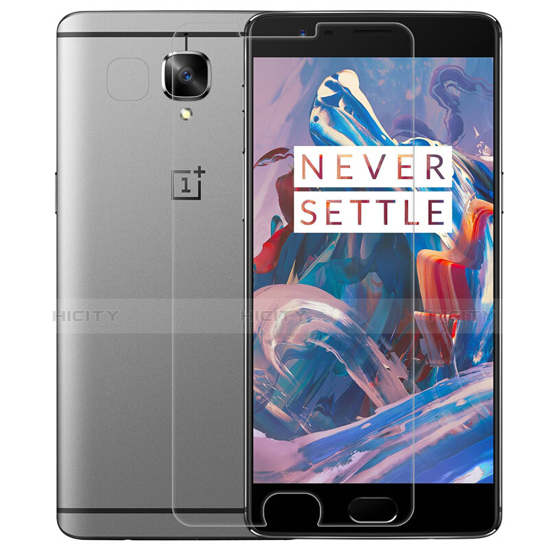 Pellicola in Vetro Temperato Protettiva Proteggi Schermo Film T01 per OnePlus 3 Chiaro