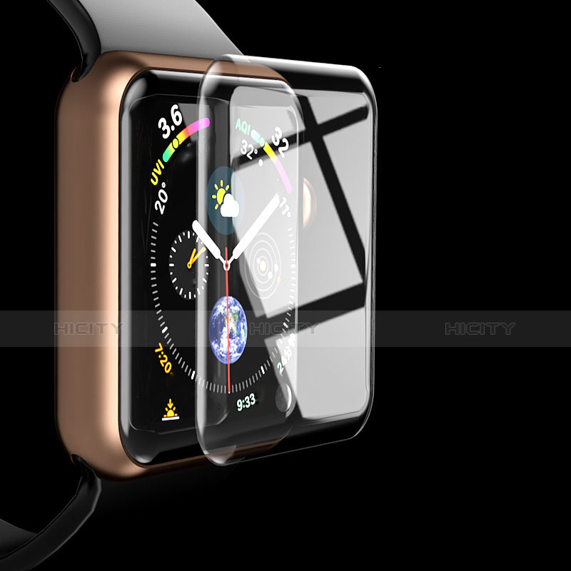 Pellicola in Vetro Temperato Protettiva Proteggi Schermo Film T02 per Apple iWatch 4 40mm Chiaro