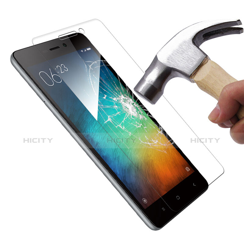 Pellicola in Vetro Temperato Protettiva Proteggi Schermo Film T02 per Xiaomi Redmi 3S Prime Chiaro