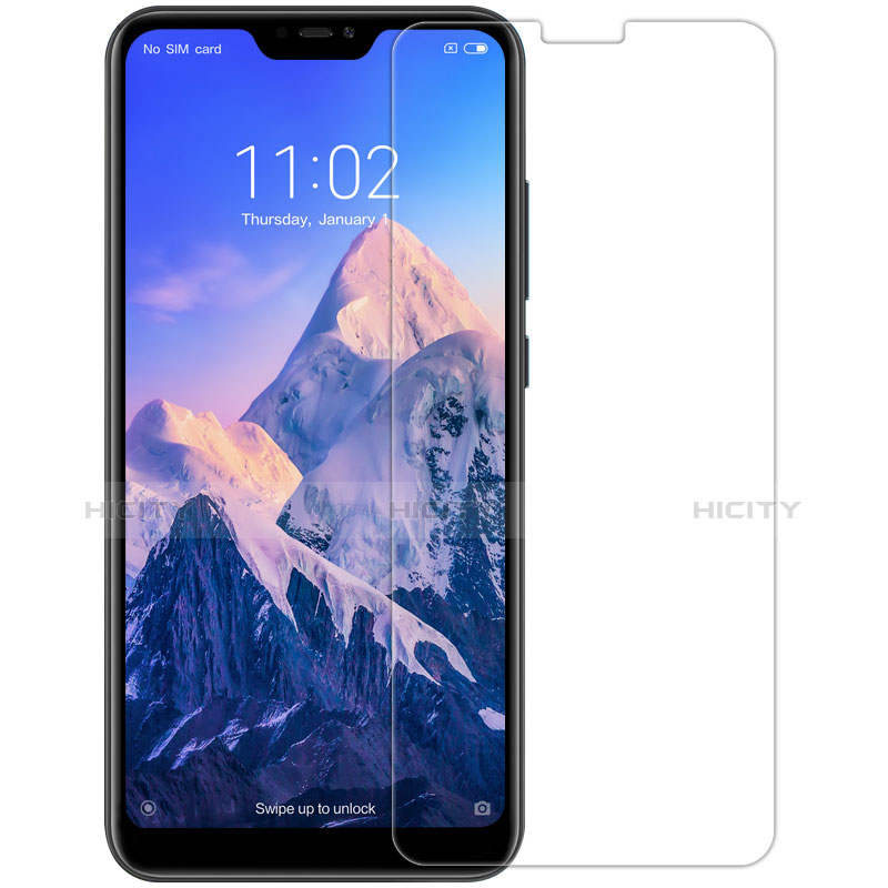 Pellicola in Vetro Temperato Protettiva Proteggi Schermo Film T02 per Xiaomi Redmi 6 Pro Chiaro