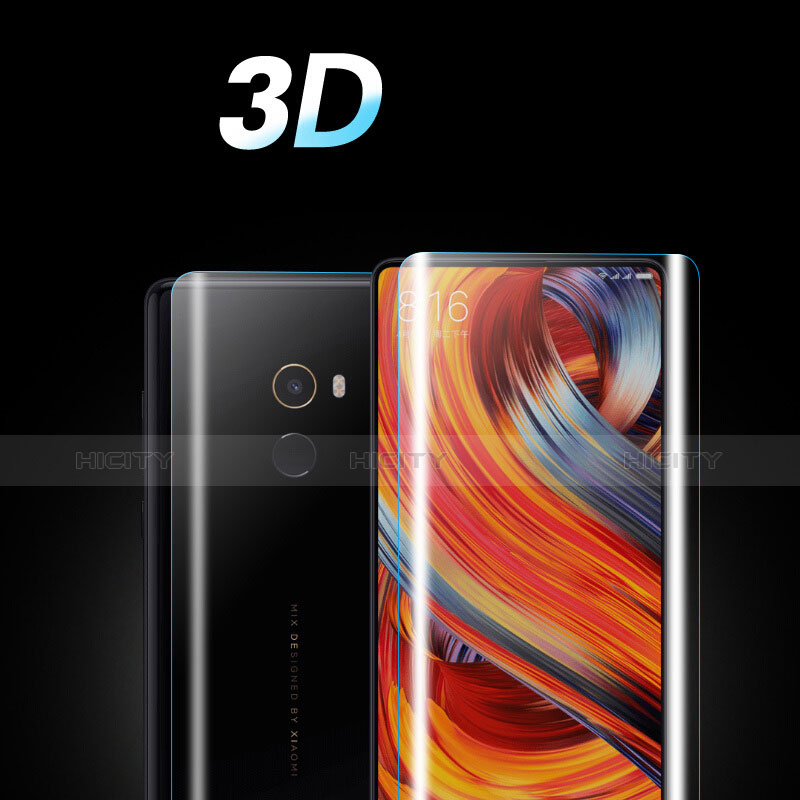 Pellicola in Vetro Temperato Protettiva Proteggi Schermo Film T03 per Xiaomi Mi Mix 2 Chiaro