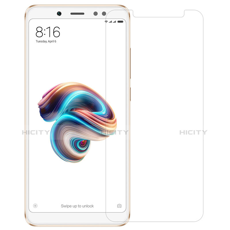 Pellicola in Vetro Temperato Protettiva Proteggi Schermo Film T03 per Xiaomi Redmi Note 5 AI Dual Camera Chiaro