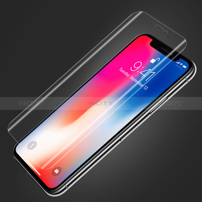 Pellicola in Vetro Temperato Protettiva Proteggi Schermo Film T11 per Apple iPhone X Chiaro