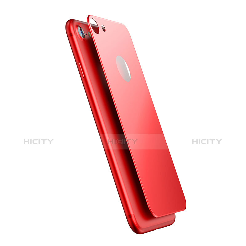 Pellicola in Vetro Temperato Protettiva Retro Proteggi Schermo Film per Apple iPhone 8 Rosso