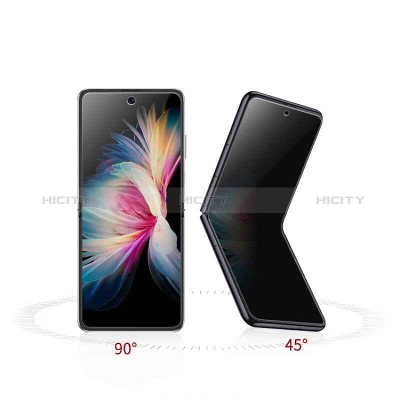 Pellicola Protettiva Film Integrale Privacy Proteggi Schermo A02 per Huawei Pocket S Chiaro