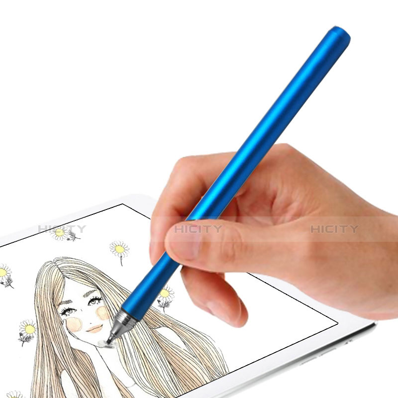 Penna Pennino Pen Touch Screen Capacitivo Alta Precisione Universale P13 Blu