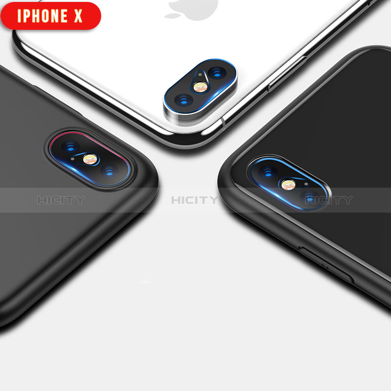 Protettiva della Fotocamera Vetro Temperato F05 per Apple iPhone X Chiaro