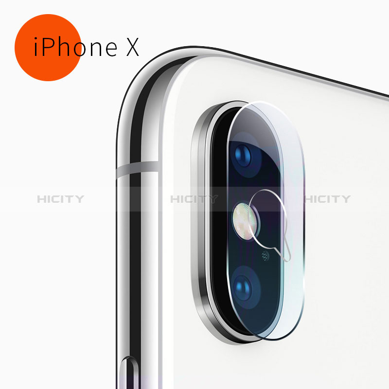 Protettiva della Fotocamera Vetro Temperato F05 per Apple iPhone X Chiaro