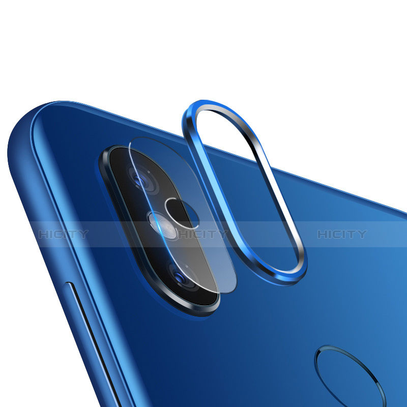 Protettiva della Fotocamera Vetro Temperato per Xiaomi Mi 8 Blu