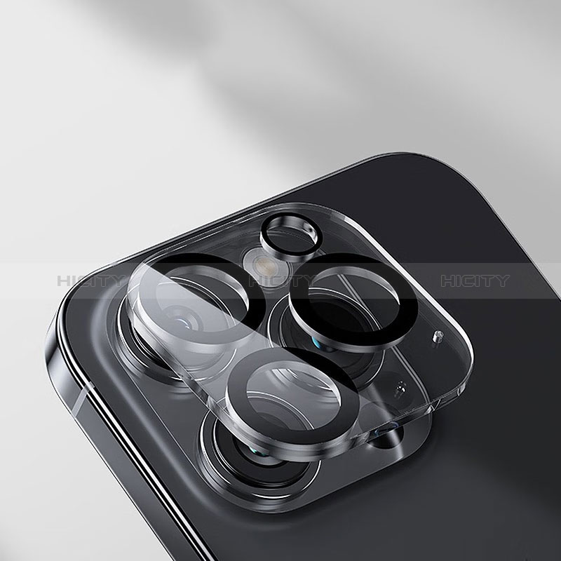 Protettiva della Fotocamera Vetro Temperato Proteggi Schermo M02 per Apple iPhone 15 Pro Max Chiaro