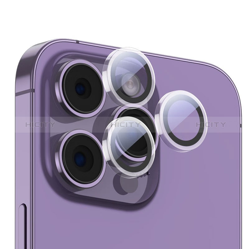 Protettiva della Fotocamera Vetro Temperato Proteggi Schermo M04 per Apple iPhone 15 Pro Nero