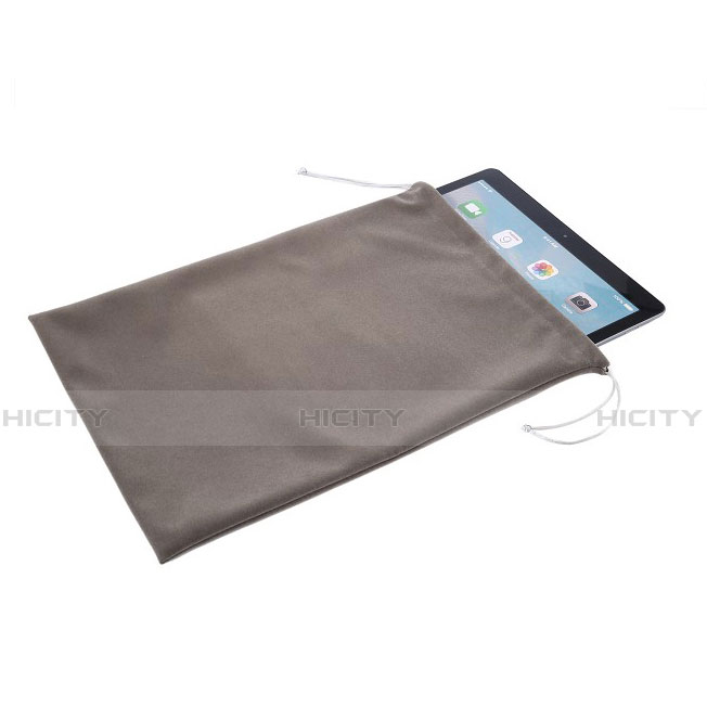 Sacchetto in Velluto Cover Marsupio Tasca per Samsung Galaxy Tab 3 7.0 P3200 T210 T215 T211 Grigio