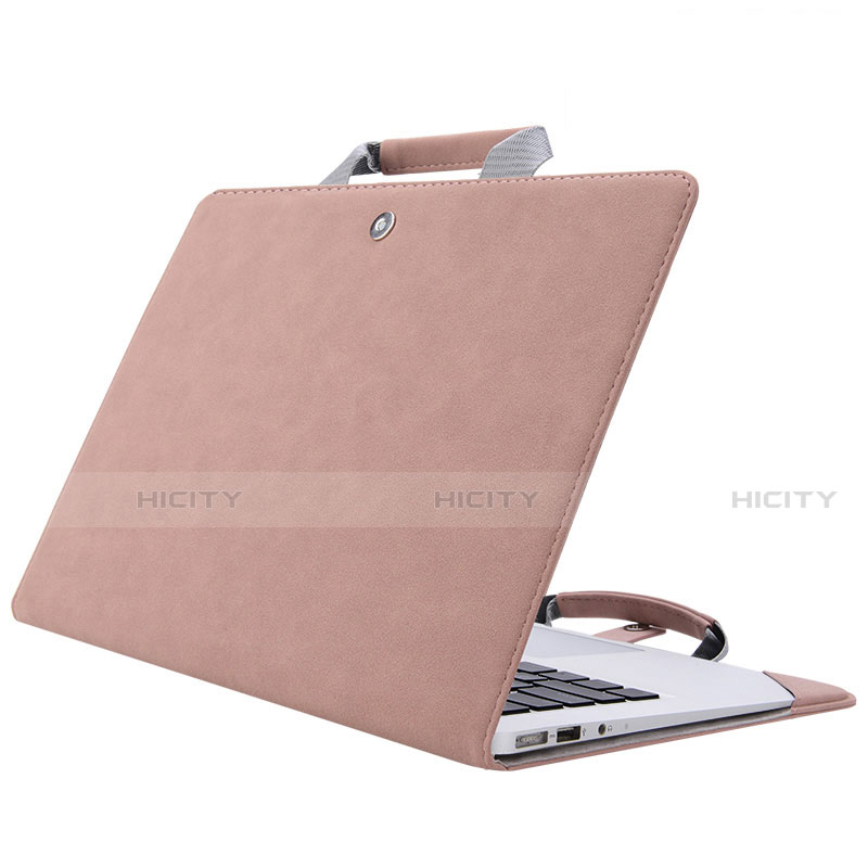 Sacchetto in Velluto Custodia Tasca Marsupio per Huawei Honor MagicBook 14 Grigio Scuro