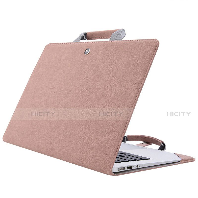 Sacchetto in Velluto Custodia Tasca Marsupio per Huawei Matebook X Pro (2020) 13.9 Rosa