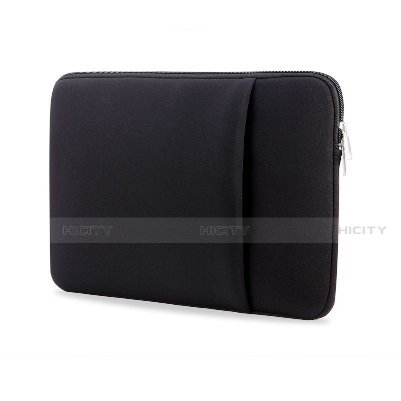 Sacchetto in Velluto Custodia Tasca Marsupio S01 per Samsung Galaxy Book Flex 13.3 NP930QCG Nero