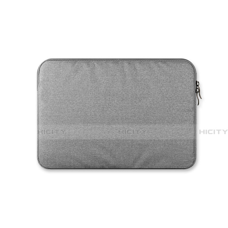 Sacchetto in Velluto Custodia Tasca Marsupio S03 per Huawei Honor MagicBook Pro (2020) 16.1 Grigio