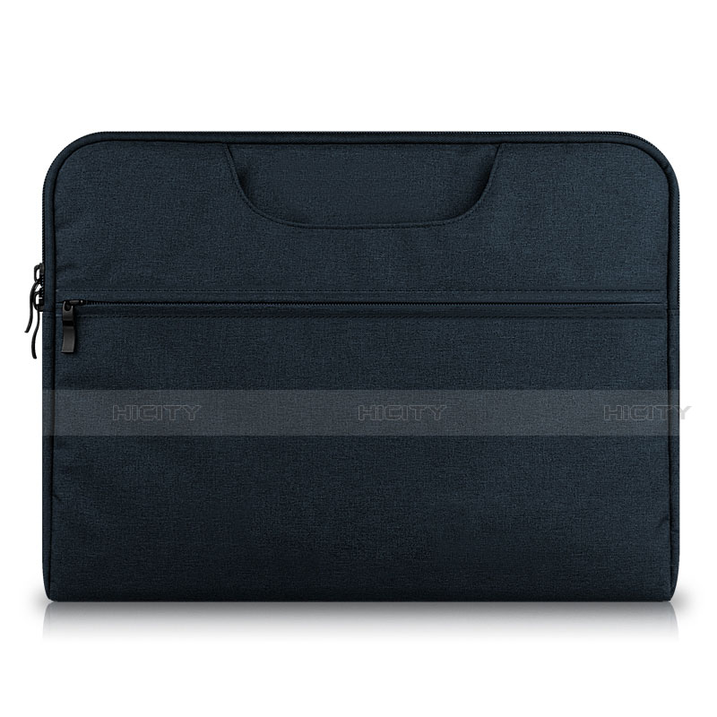 Sacchetto in Velluto Custodia Tasca Marsupio S03 per Huawei Matebook X Pro (2020) 13.9 Nero