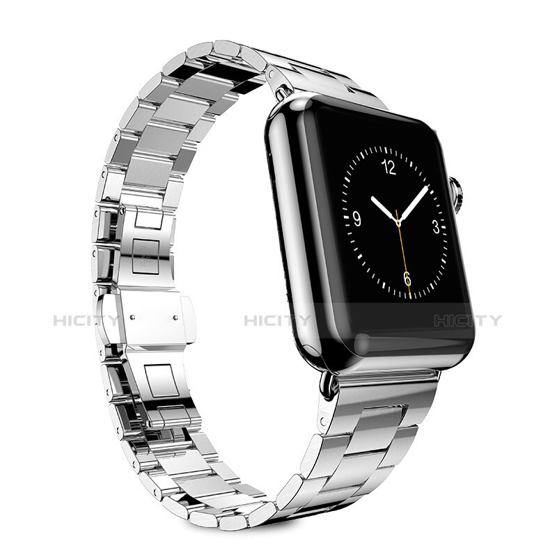 Stainless Cinturino Braccialetto Acciaio per Apple iWatch 3 38mm Argento