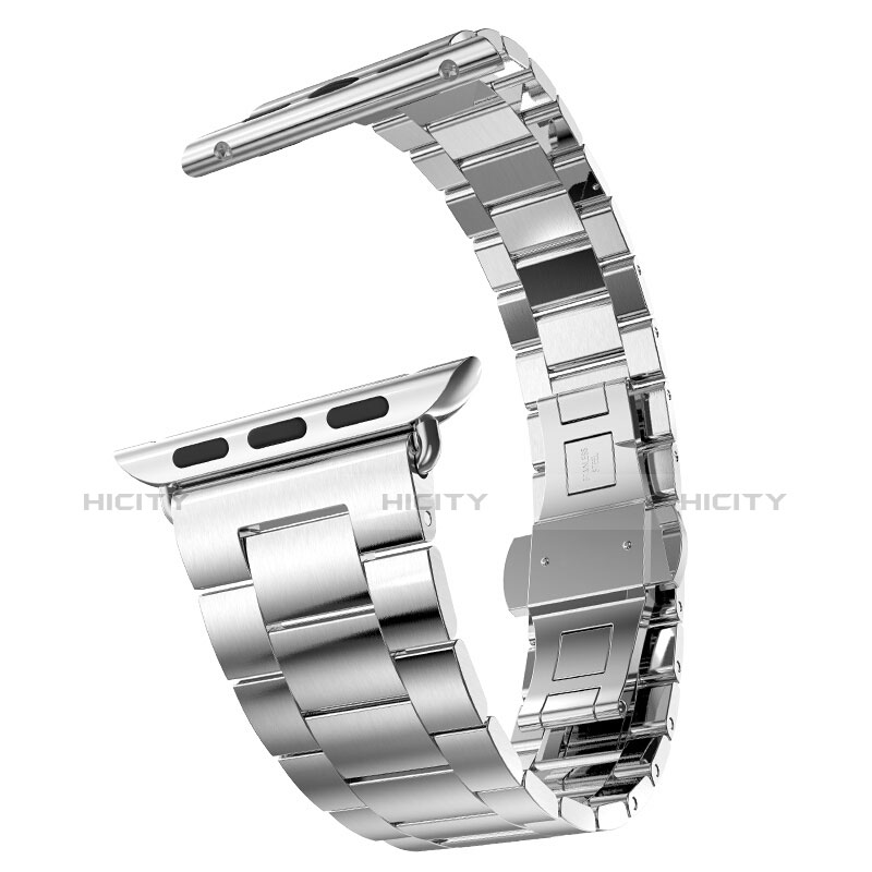 Stainless Cinturino Braccialetto Acciaio per Apple iWatch 3 38mm Argento