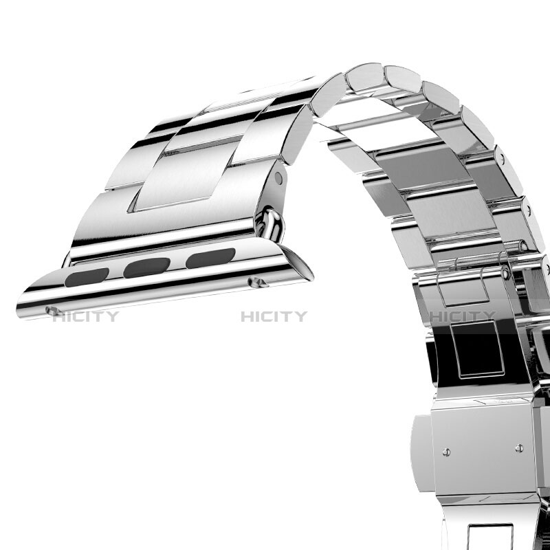 Stainless Cinturino Braccialetto Acciaio per Apple iWatch 3 38mm Argento