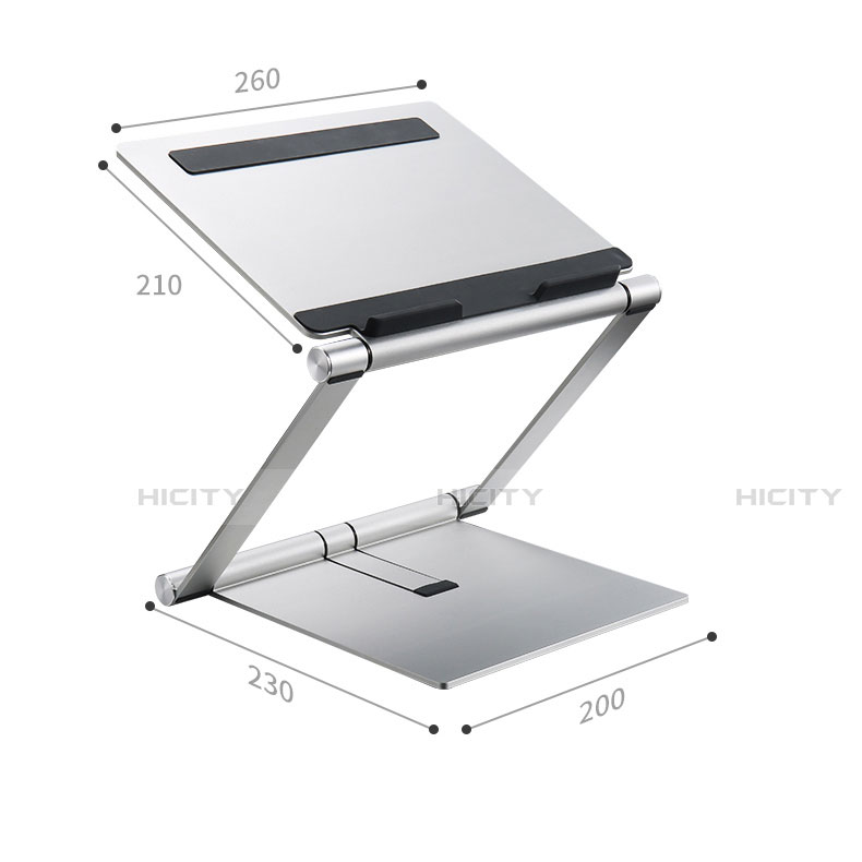 Supporto Computer Sostegnotile Notebook Universale K01 per Apple MacBook Air 13 pollici (2020) Argento