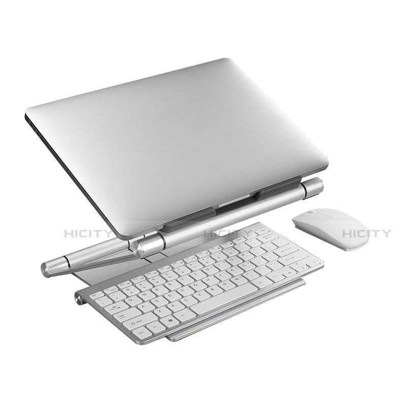 Supporto Computer Sostegnotile Notebook Universale K01 per Apple MacBook Air 13 pollici Argento