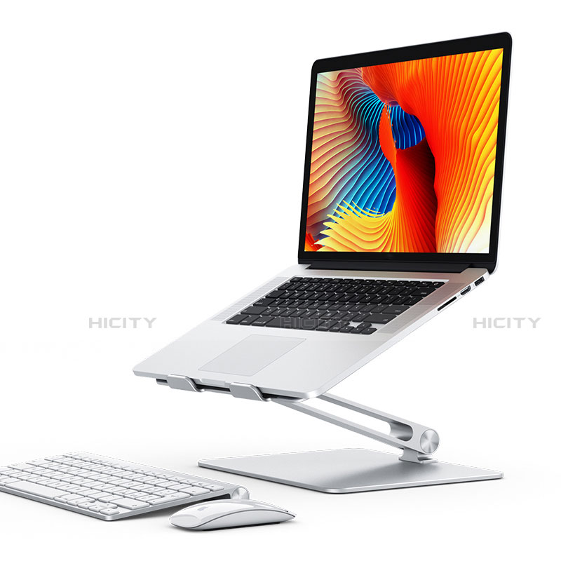 Supporto Computer Sostegnotile Notebook Universale K07 per Apple MacBook 12 pollici Argento