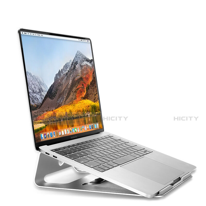 Supporto Computer Sostegnotile Notebook Universale S04 per Apple MacBook Air 13 pollici (2020) Argento