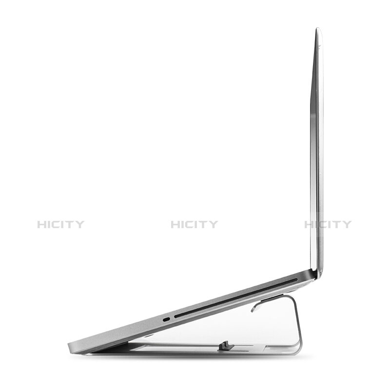 Supporto Computer Sostegnotile Notebook Universale S04 per Samsung Galaxy Book S 13.3 SM-W767 Argento