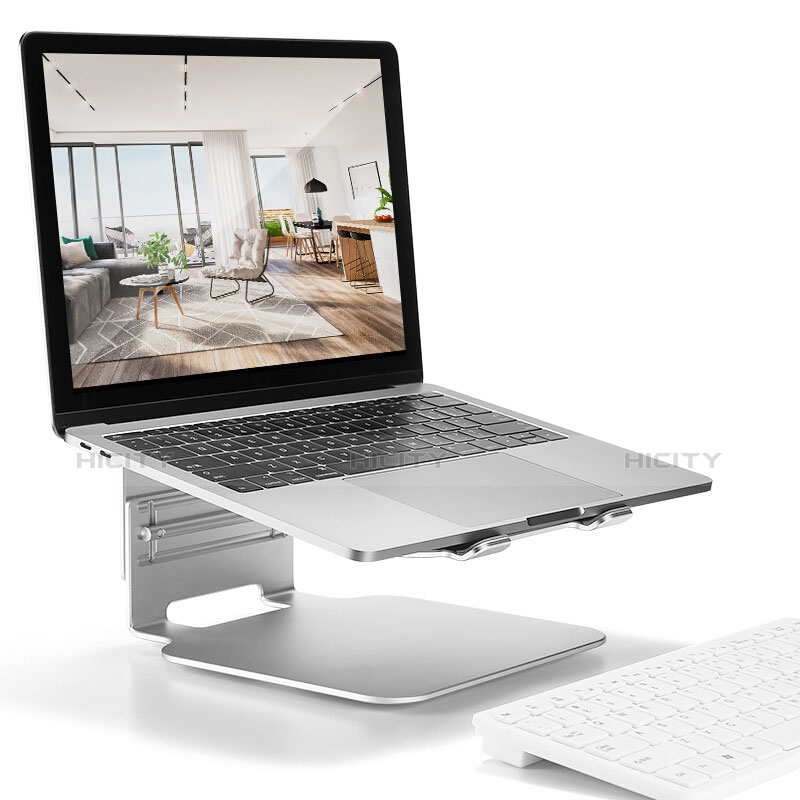 Supporto Computer Sostegnotile Notebook Universale S07 per Apple MacBook Air 13 pollici Argento