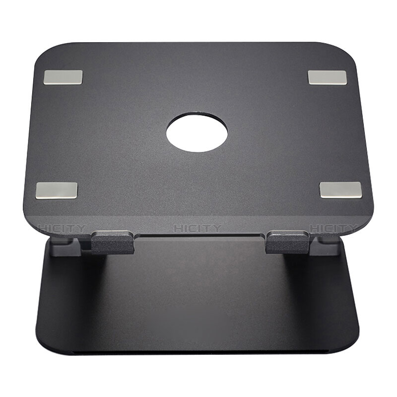 Supporto Computer Sostegnotile Notebook Universale S08 per Apple MacBook 12 pollici Nero