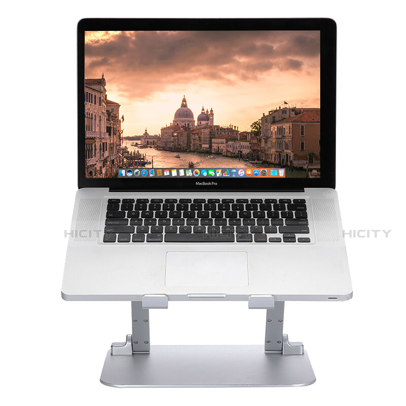 Supporto Computer Sostegnotile Notebook Universale S08 per Apple MacBook Air 13 pollici (2020) Argento