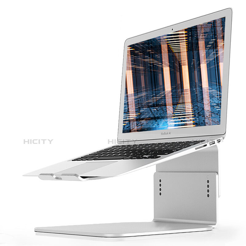 Supporto Computer Sostegnotile Notebook Universale S09 per Apple MacBook Air 13.3 pollici (2018) Argento