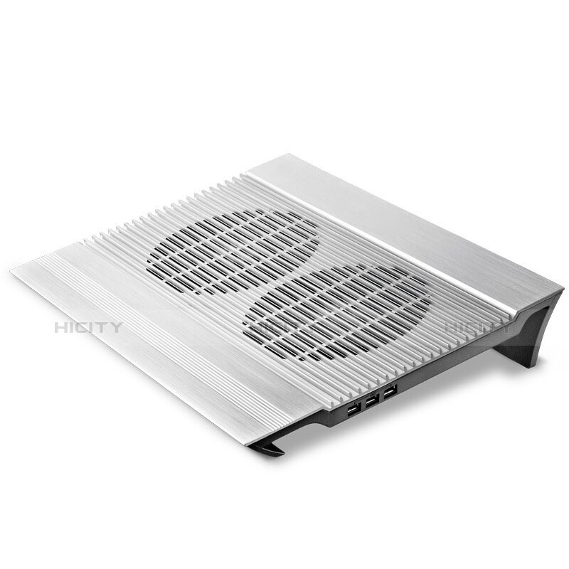 Supporto per Latpop Sostegnotile Notebook Ventola Raffreddamiento Stand USB Dissipatore Da 9 a 16 Pollici Universale M05 per Huawei MateBook D14 (2020) Argento