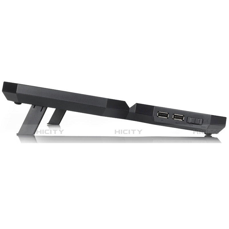 Supporto per Latpop Sostegnotile Notebook Ventola Raffreddamiento Stand USB Dissipatore Da 9 a 16 Pollici Universale M06 per Apple MacBook Air 13 pollici (2020) Nero