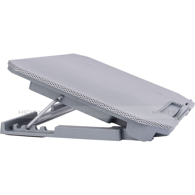 Supporto per Latpop Sostegnotile Notebook Ventola Raffreddamiento Stand USB Dissipatore Da 9 a 16 Pollici Universale M16 per Apple MacBook Pro 15 pollici Argento