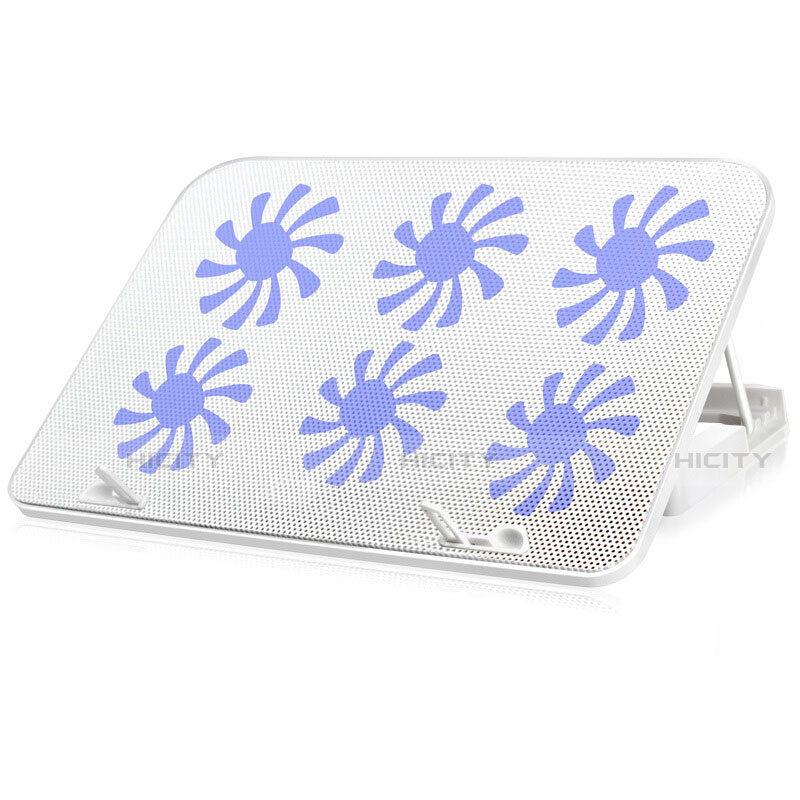 Supporto per Latpop Sostegnotile Notebook Ventola Raffreddamiento Stand USB Dissipatore Da 9 a 16 Pollici Universale M18 per Apple MacBook Pro 13 pollici (2020) Bianco